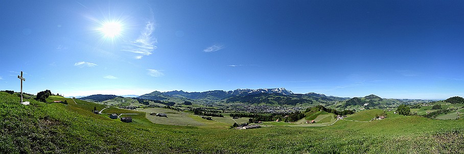 Panorama Appenzell (Fuchsenkreuz) Pano­rama Appen­zell (Fuch­sen­kreuz)