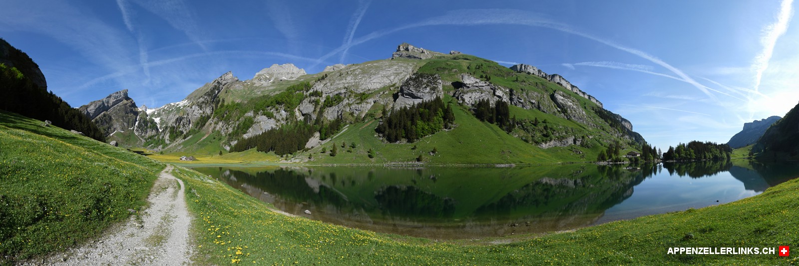 Panorama Seealpsee (Unterstrich) Pa­no­ra­ma See­alp­see (Un­ter­strich)