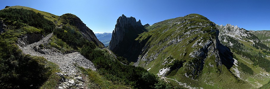 360°-Panorama Saxer Lücke (Wanderweg)