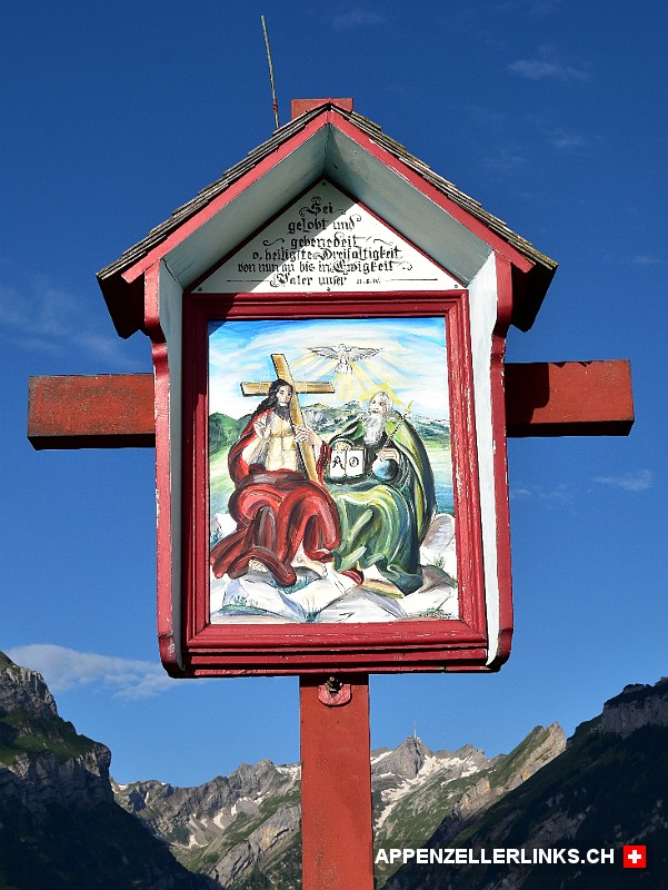Bildstoeckli auf der Alp Obere Leugangen