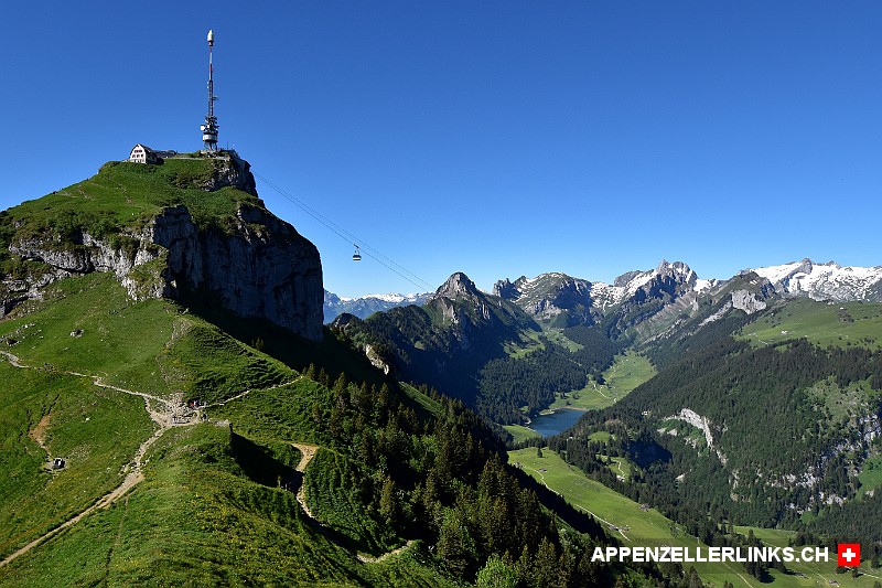 Kas­ten­sat­tel und Ho­her Kas­ten im Alp­stein