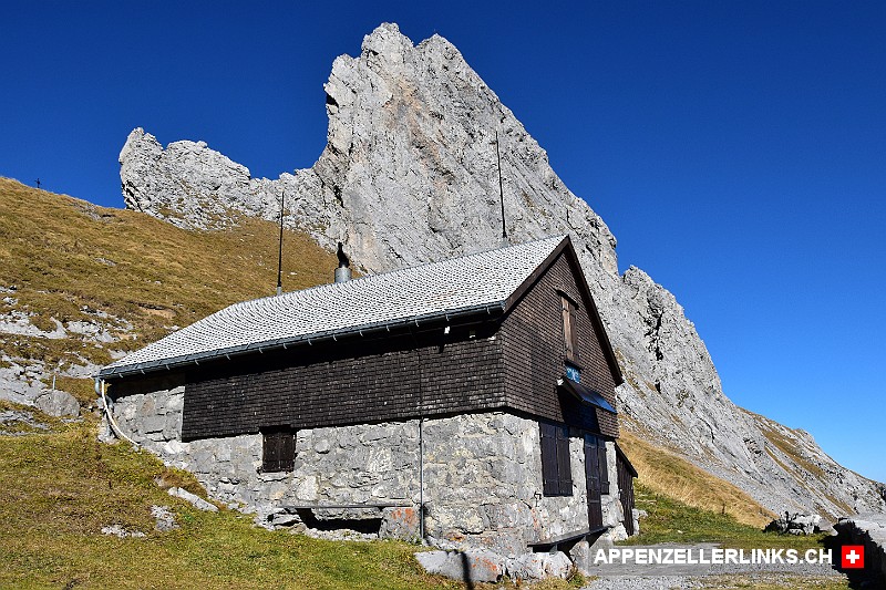 Wagenluecke-Huette im Alpstein Wagenlücke-Hütte im Alpstein