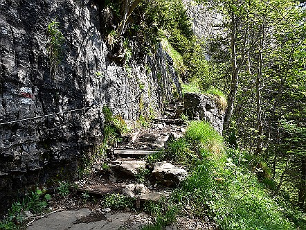 Bergwanderweg zwischen Aescher und Chobel im Alpstein.JPG