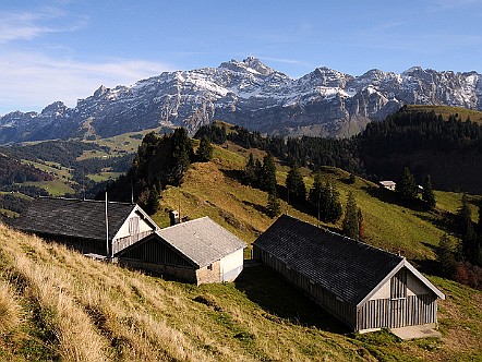 Traumhaftes Alpsteinpanorama auf der Alp Oberer Chenner.JPG