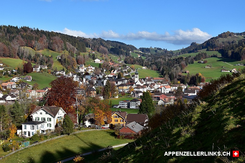Blick auf Buehler AR im Appenzeller Mittelland