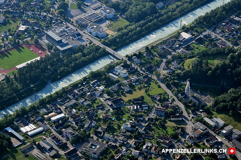 Blick auf Nofels (ein Stadtteil von Feldkirch)