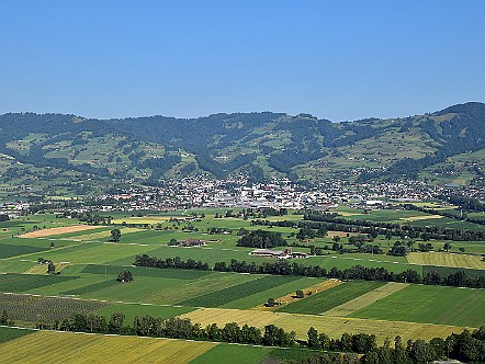 Blick auf das Isenriet vor Altstaetten im Rheintal.JPG