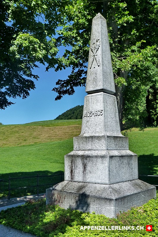 Denkmal Schlacht am Stoss anno 1405