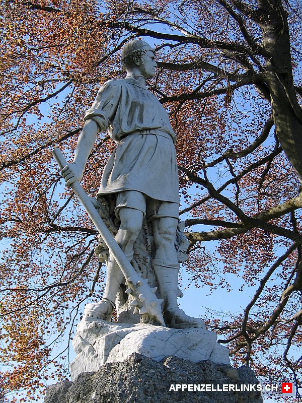 Denkmal Schlacht bei Voegelinsegg Speicher AR anno 1403