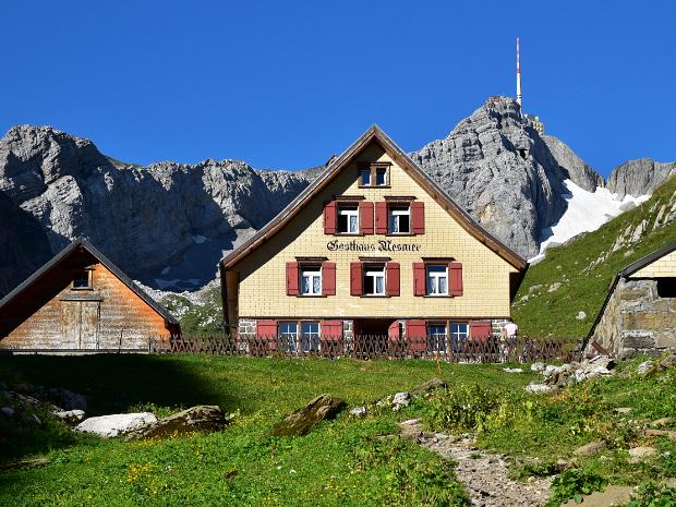 Alpstein Wanderungen Wan­der-Fotos von Berg­tou­ren im Alp­stein­ge­biet