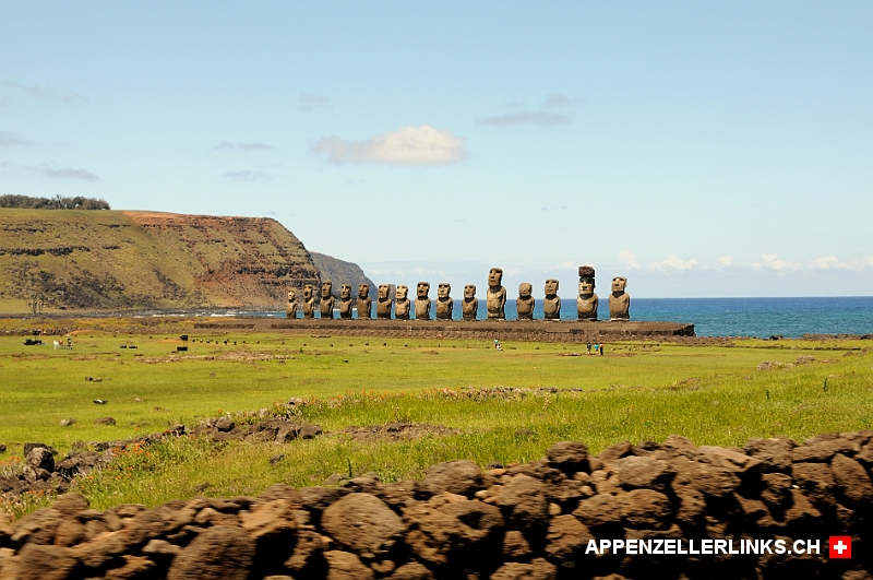 Ahu Tongariki auf Rapa Nui (Osterinsel) 