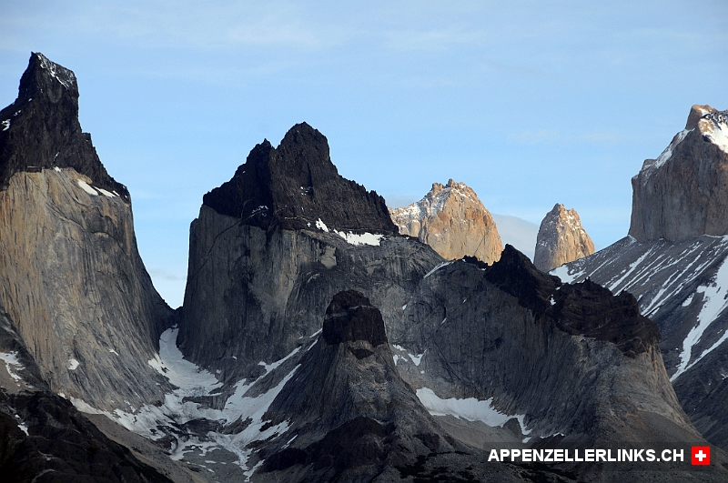 Charakteristische Gipfel im Nationalpark Torres del Paine 
