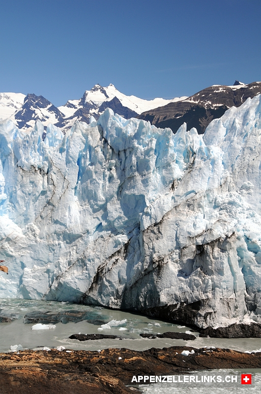 Eindrucksvolle Eisfront beim Perito Moreno Gletscher