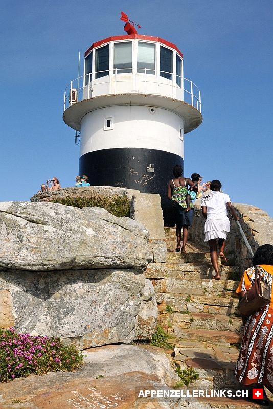 Leuchtturm beim Cape Point in Suedafrika