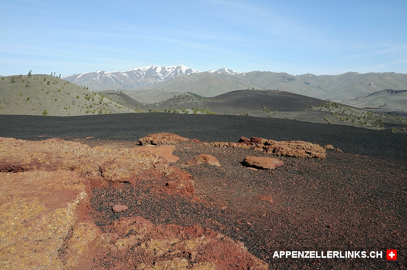 Aussicht vom Inferno Cone im Craters of the Moon 