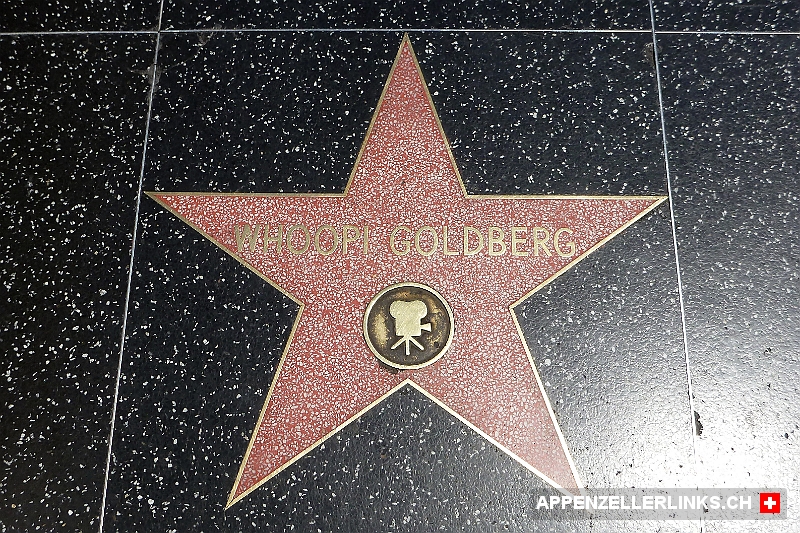 Der Stern von Whoopi Goldberg auf dem Walk of Fame 