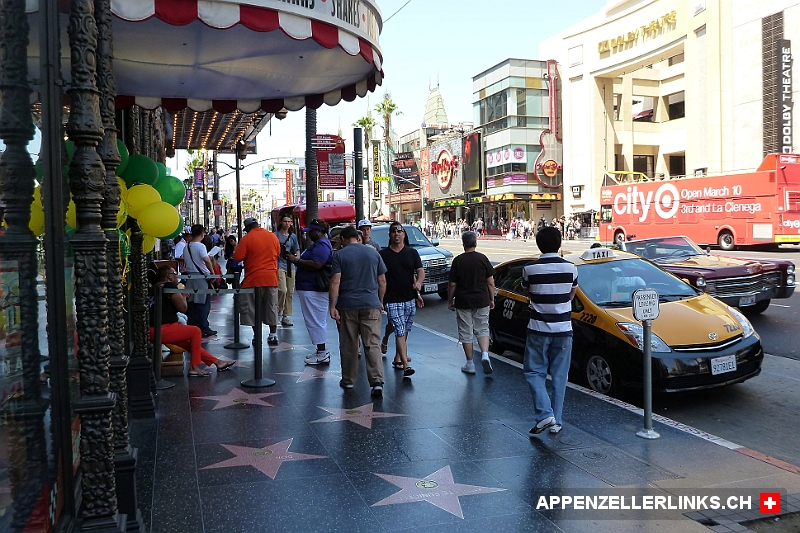 Unterwegs auf dem Walk of Fame in Los Angeles 
