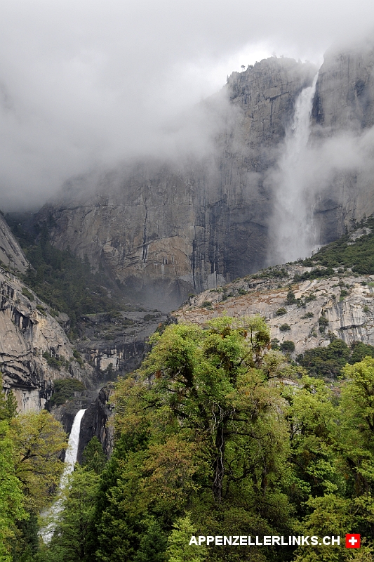 Upper und Lower Yosemite Falls 