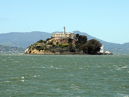 Alcatraz Island in der Bucht von San Francisco